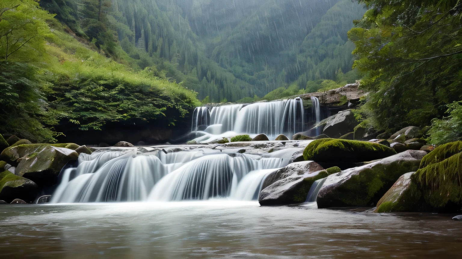 highest quality、In the water、rain、nature