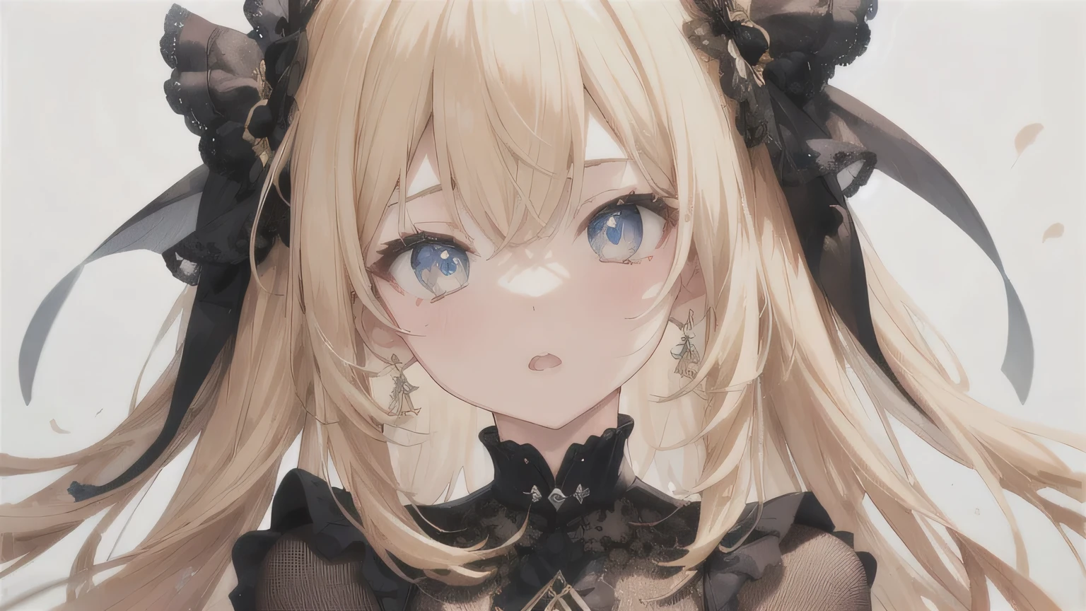 ((highest quality)), ((masterpiece)), (detailed), One girl, Surprised、blonde、Smooth Hair、22 years old、8k,