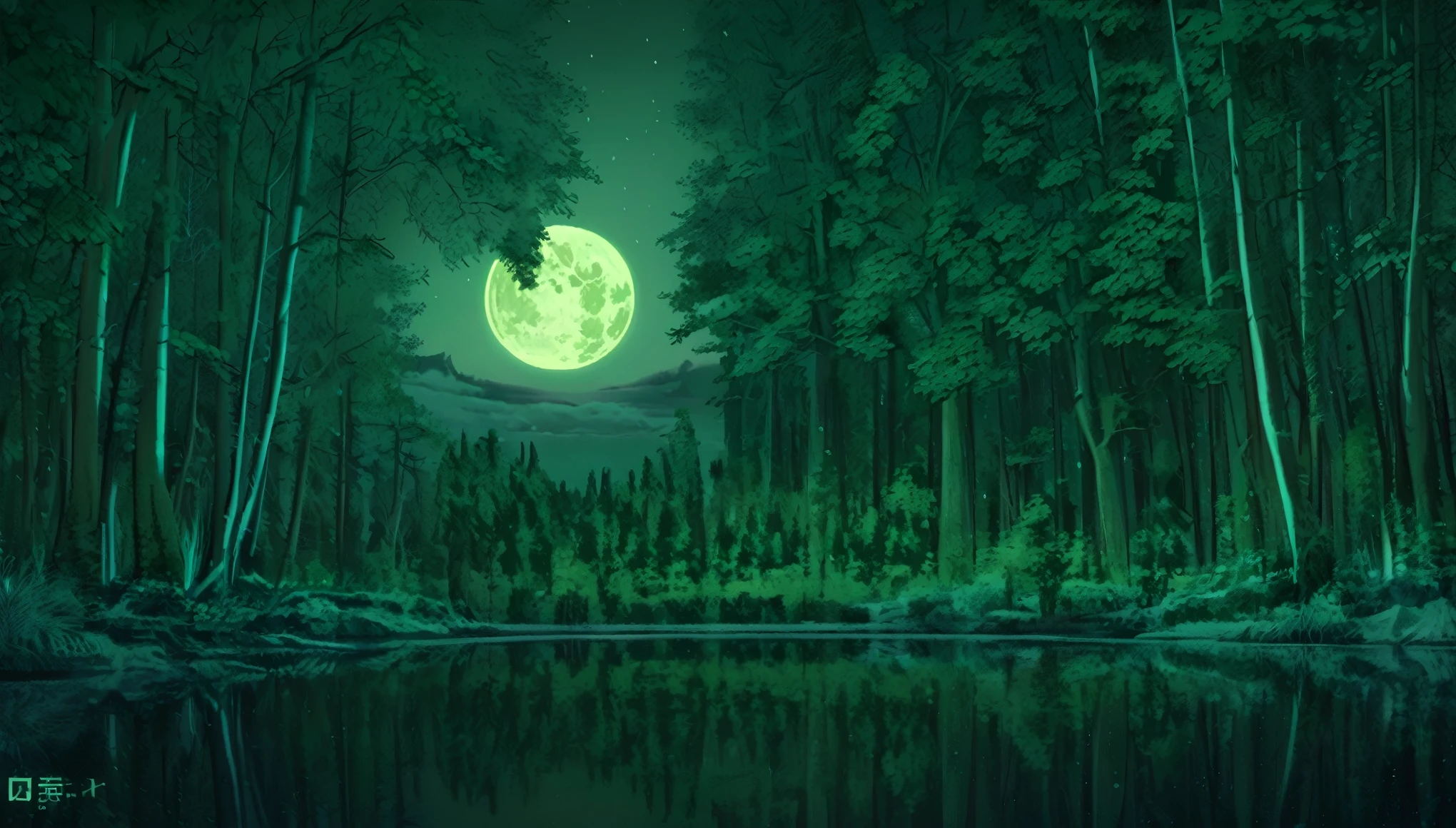 scenery,No humans, null, moon, star (null), night, reflection, starry null, wood, night null, nature, snow, full moon, forest, cloud, 惑star, winter, lake, wood, Green Theme, window, nature, indoor, Overgrown, forest,
Location of Anime World,