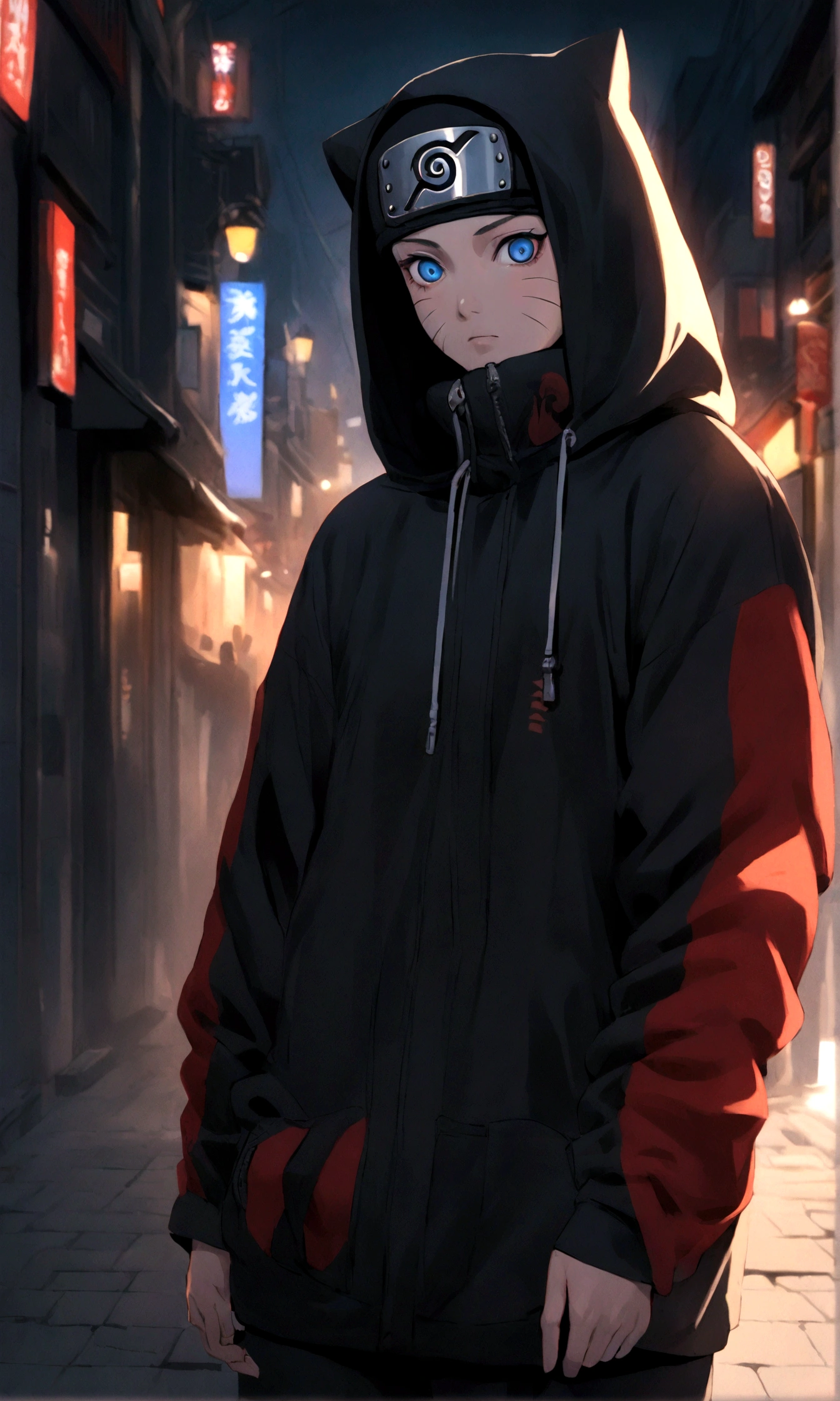 Naruto in street wear style
