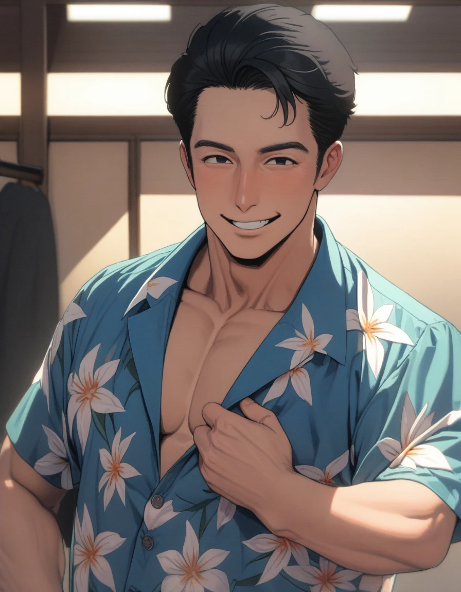 highest quality、realistic、young、boy、Japanese、Wedding dress、short hair、swollen crotch、smile、abs