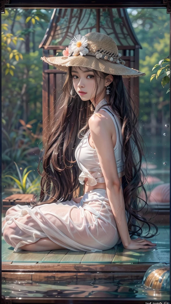 BDSM, Slave, Rubber, Transparent Clothing, NSFW, ((Best Quality, 8k, Masterpiece: 1.3))), Clear Focus: 1.3, (Layer Cut, Large: 1.3), Beauty of Perfect Figure: 1.4, Slender Abs: 1.3, Wet Body: 1.3, Highly Detailed Facial and Skin Texture, Detailed Eyes, Double Eyelids, Long Hair in the Park, Transparent Clothes, Ass, Buttocks, Full Body Shot,