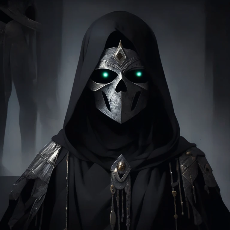 (best quality,highres,ultra-detailed:1.2),close-up of the face of a mummy,covered in bandages with golden hieroglyphics,detailed,golden and glowing eyes,vivid and intense colors,dark circles,realistic,graphic art,terror