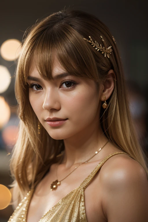 best quality, masterpiece, highres, 1girl,china dress,hair ornament,necklace, jewelry,Beautiful face,upon_body, tyndall effect,photorealistic, dark studio, rim lighting, two tone lighting,(high detailed skin:1.2), 8k uhd, dslr, soft lighting, high quality, volumetric lighting, candid, Photograph, high resolution, 4k, 8k, Bokeh, blonde hair,