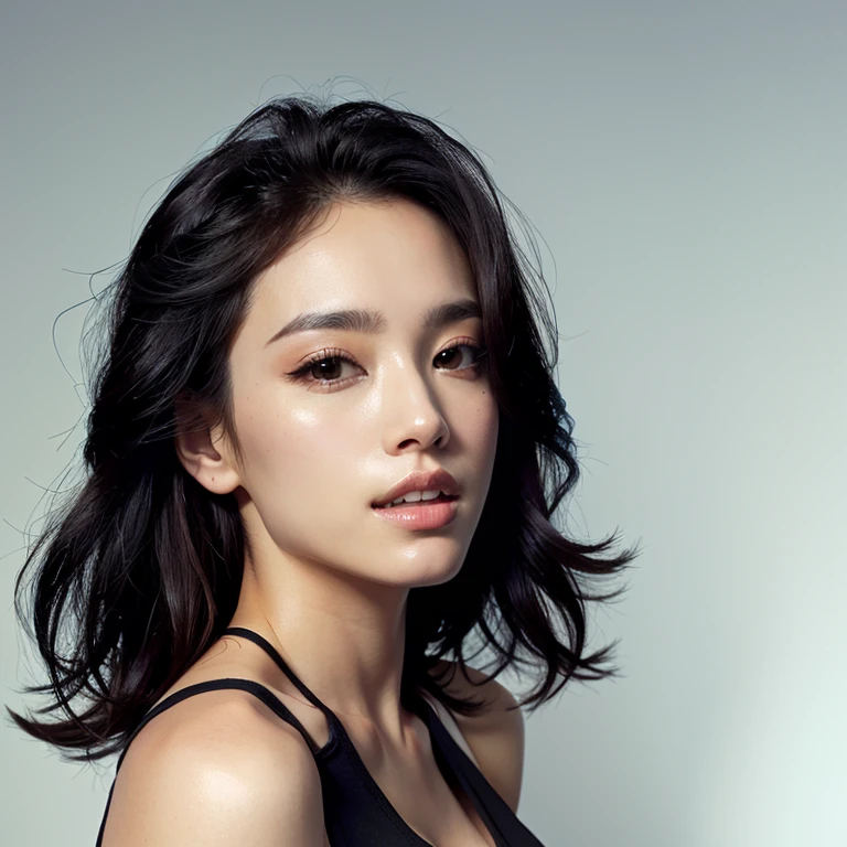 Black tank top
