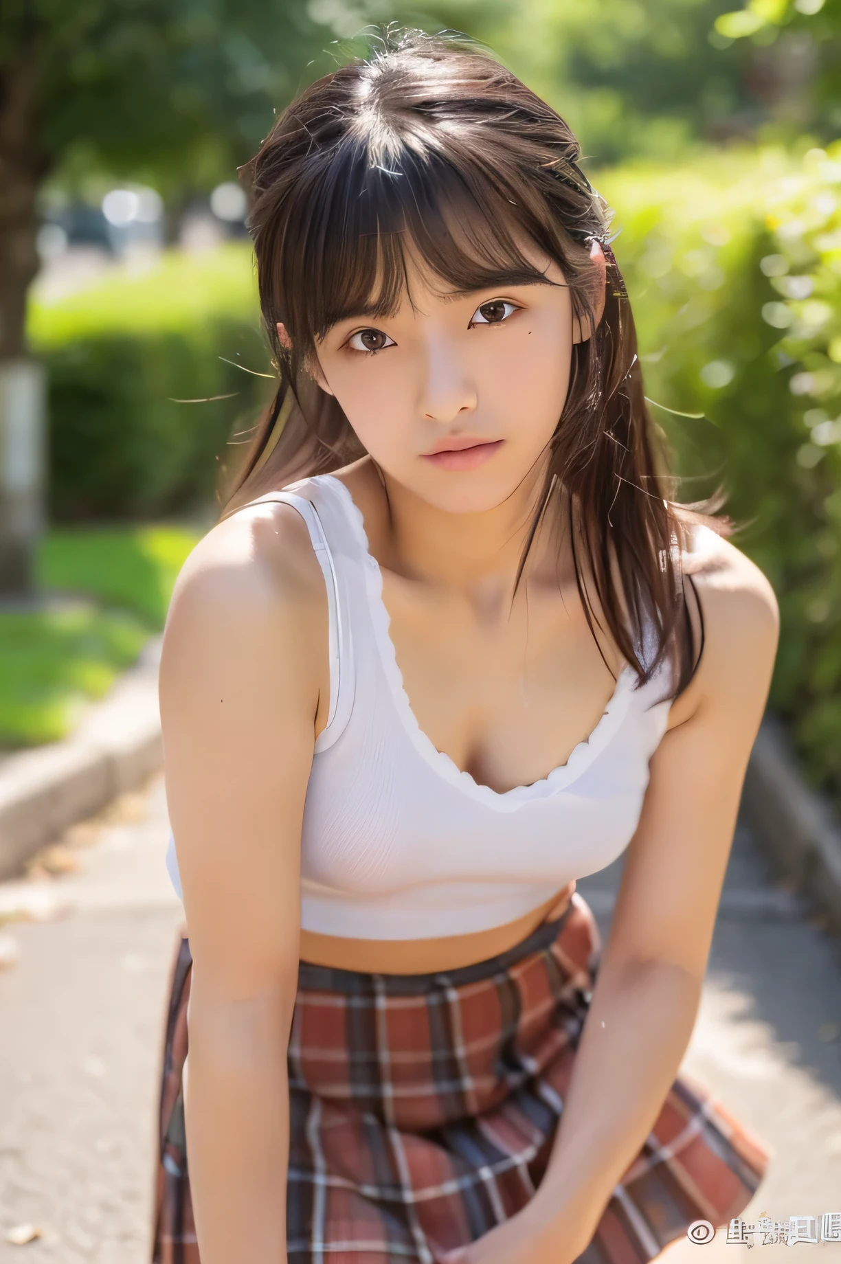 (((32ｋ,High detail,High Detail、masterpiece,Attention to detail,whole bodyエズビアン,solo))),RAW Photos & Realistic atmosphere,Detailed facial expressions,Mouth details,Glossy Lips,Fine eyebrows,Soft white skin that shines in every detail、Detailed eyes,Very beautiful eyes,Detailed lips,Well-proportioned face,Beautiful Lips, photo realistic, Realistic young and cute idol, Young and slim gravure idol, Beautiful and cute,15 years old,(whole body:1.5), ((Japanese)), (girl), (Pee is coming out of the urethra:1.3),(Peeing is coming out of my pussy:1.3), (Leaking pee), (Next to a street tree), Crouching, (The hem of her miniskirt is pulled up),(Lifting the hem of her skirt),(skirt lift), (blush:1.2), (Embarrassed look), (I&#39;m in a hurry), (Feeling uneasy),(Erotically twisting her body:1.3), (shortness of breath:1.2), Open lips, (Ecstasy), avert your eyes, urine dripping down the legs,Not wearing pants
