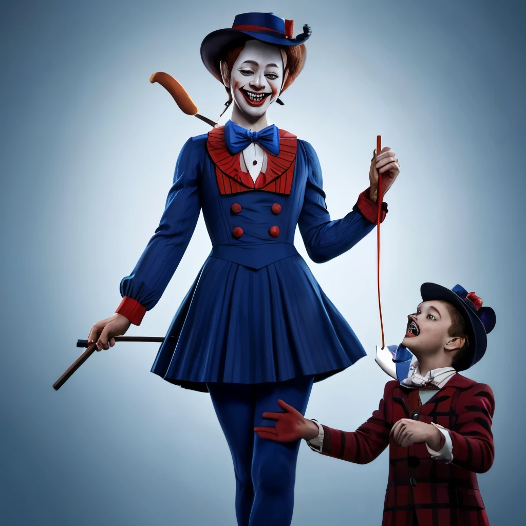 Mary Poppins y Pennywise son criaturas de la misma especie.

They return every 20 years (Pennywise 27, Mary Poppins 25) to regenerate the energy of a new group of children, but they also have a tendency to return to those they met on their last visit (Pennywise regresa a los perdedores, Mary Poppins regresa a o los Banks).

Mary Poppins manages to maintain energy for 25 years despite interacting with fewer children than Pennywise requires for 27 years., since she depends on the joy of children, a diferencia de Pennywise que depende de su miedo.

After each of his returns, A boy named Georgie is lured away from his siblings with a paper toy., luego aparecen junto a ese juguete para devolverlo a Georgie (Mary Poppins devuelve la cometa de Georgie, Pennywise acts like he&#39;s returning Georgie&#39;s ship)

Cada uno tiene el mismo conjunto de poderes, in which they can take advantage of what is on the children&#39;s minds (Mary Poppins uses her imagination, Pennywise usa su miedo)

Mary Poppins tiene un reflejo vivo que puede funcionar separadamente de ella, and Pennywise is shown to share this ability in Chapter Two.

En cada una de estas historias, parents are oblivious to the fantastic situations that their children experience.

The Losers Club forgets their experiences as children until Pennywise returns., and although the Banks children do not forget Mary Poppins, They do forget that magical experiences actually happened, and they remember Mary Poppins as just a babysitter.

Cada uno tiene un amor por el canto y el baile, what should be obvious to Mary Poppins, but it becomes clearer for Pennywise when you remember that he refers to himself as Pennywise the Dancing Clown, dances for Beverly in Chapter One, and sings for Richie in chapter two.