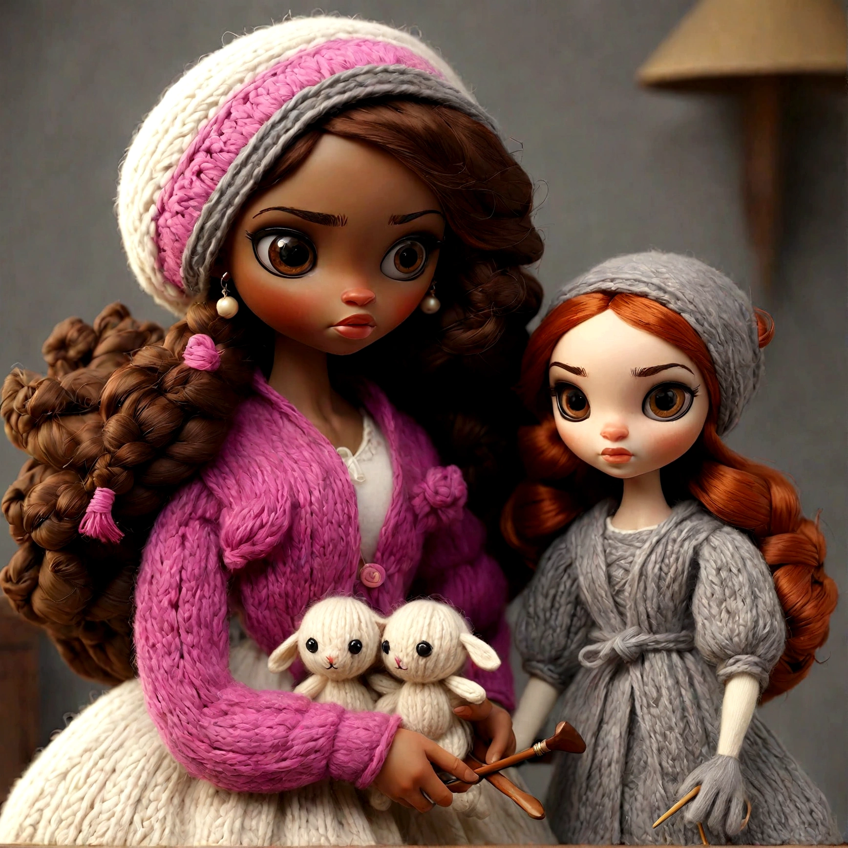 knitting dolls