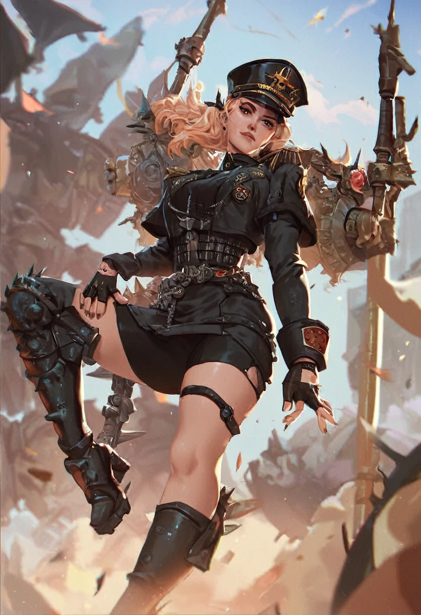 score_9, score_8_up, score_7_up, score_6_up, score_5_up, score_4_up, source_anime, 1girl, solo,, warhammer_40k_commissar, girl, black uniform, hentai