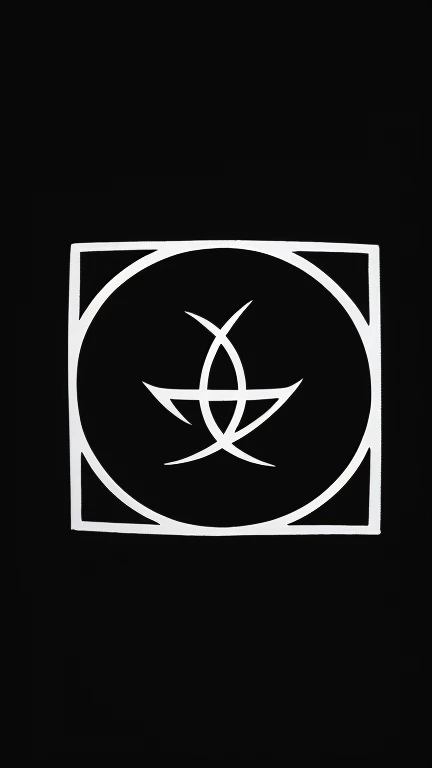 symbols, black and white, simple,