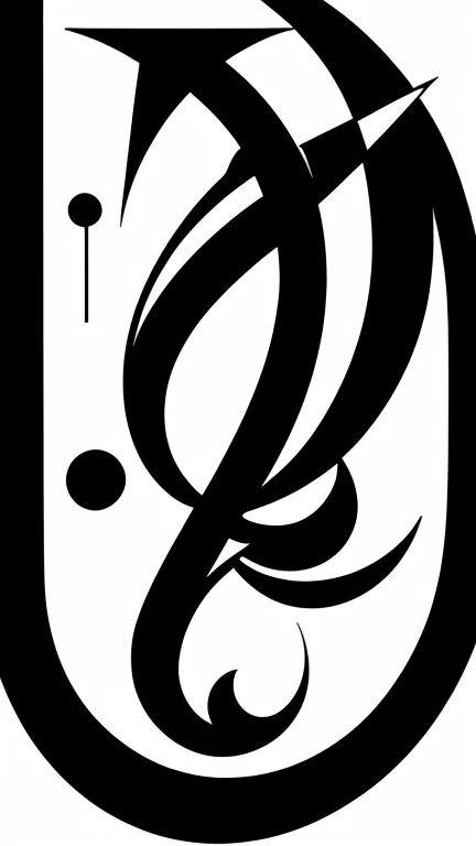 symbols, black and white, simple,