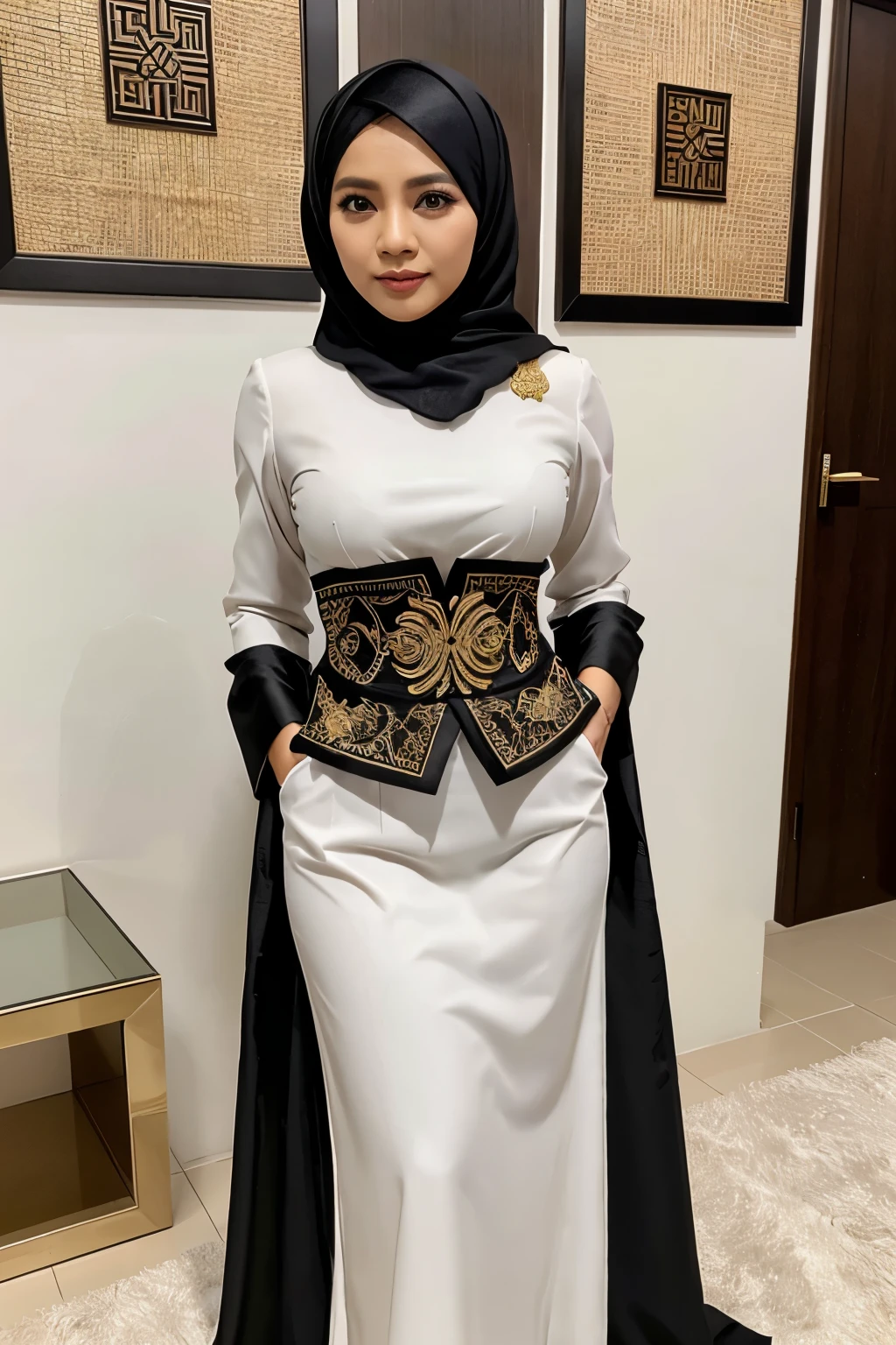 Fran Varde-Mephisto seorang kaisar gagah berani, rambut hitam panjang di ikat, memakai baju putih lengan panjang di sertai jubah emas