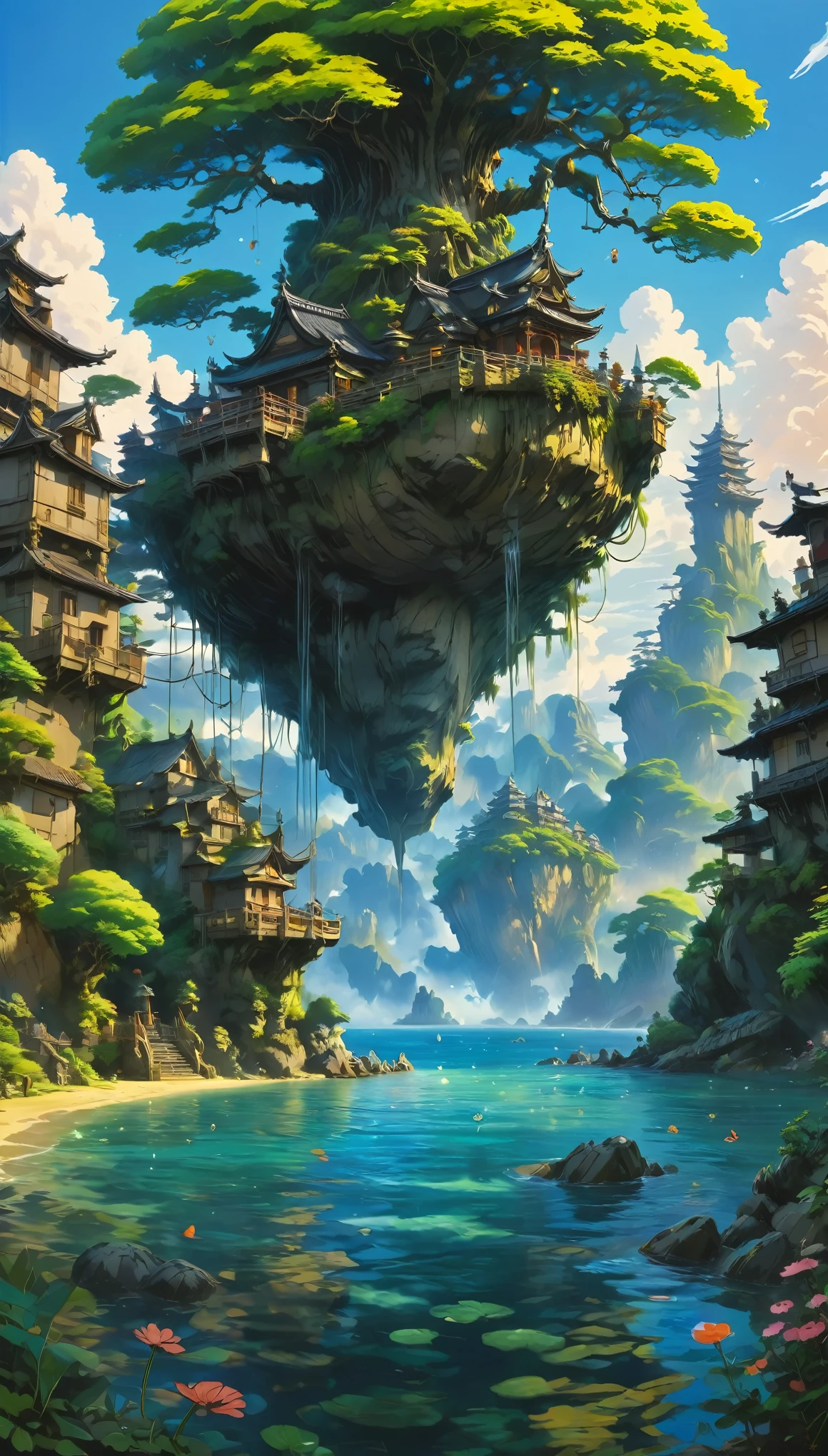 liquid metal, Studio Ghibli, best quality, masterpiece, very beautiful, Perfect composition, Intricate details, Very detailed