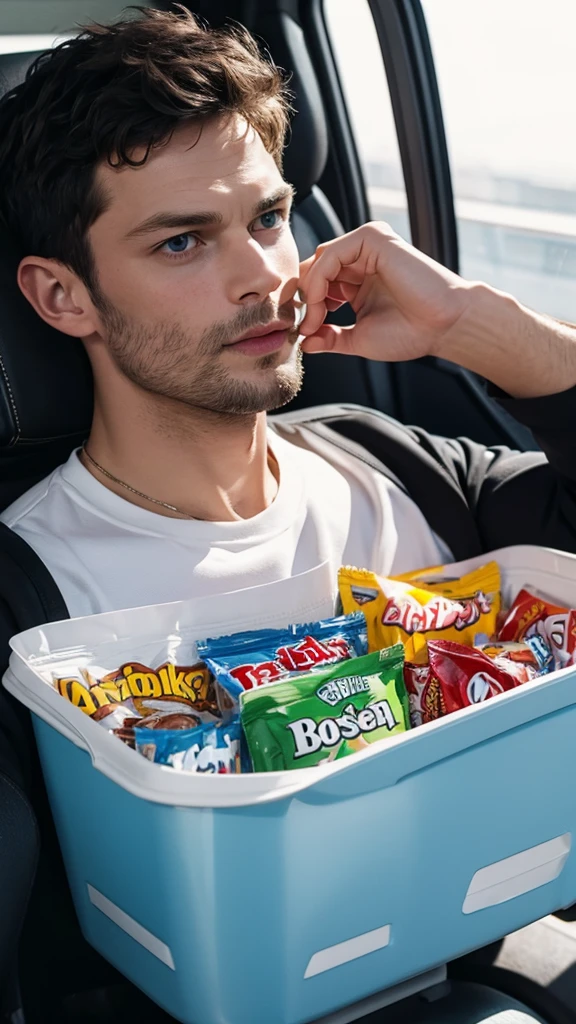 Jamie dornan play snacks photography concept