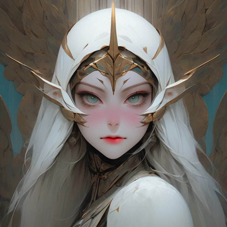 a symmetrical face, helmet, mask, detailed face, beautiful eyes, beautiful lips, high quality, photorealistic, vibrant colors, cinematic lighting, digital art, concept art