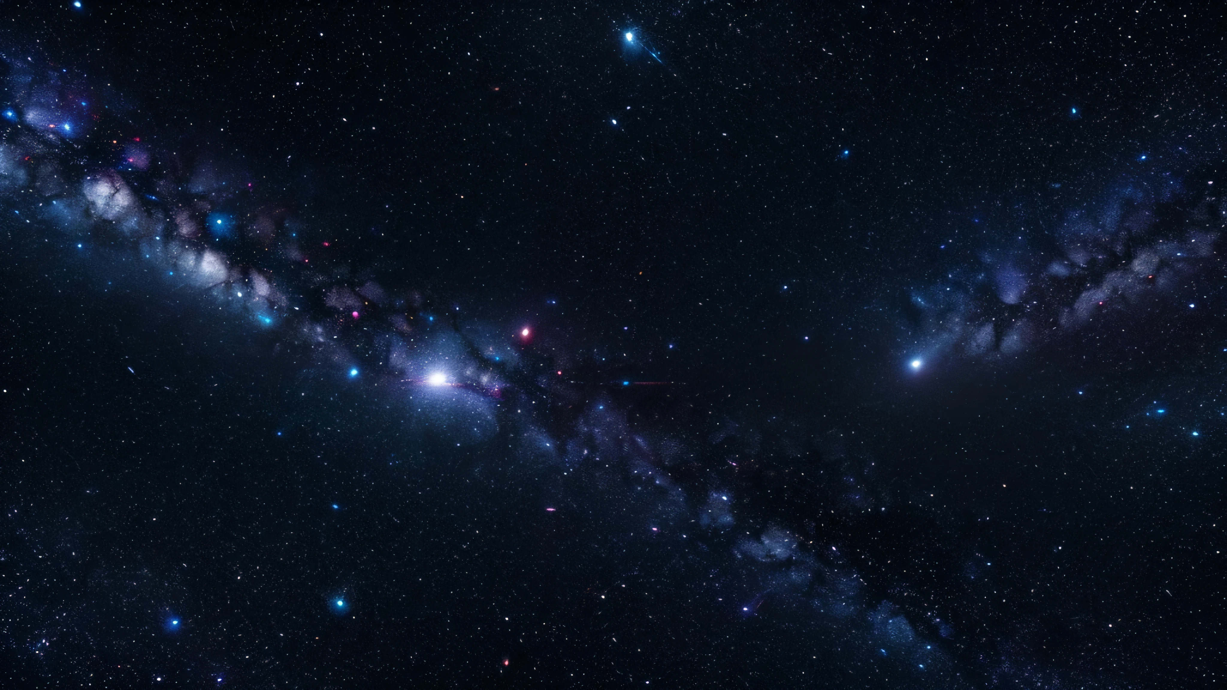 man on space time galaxy background
