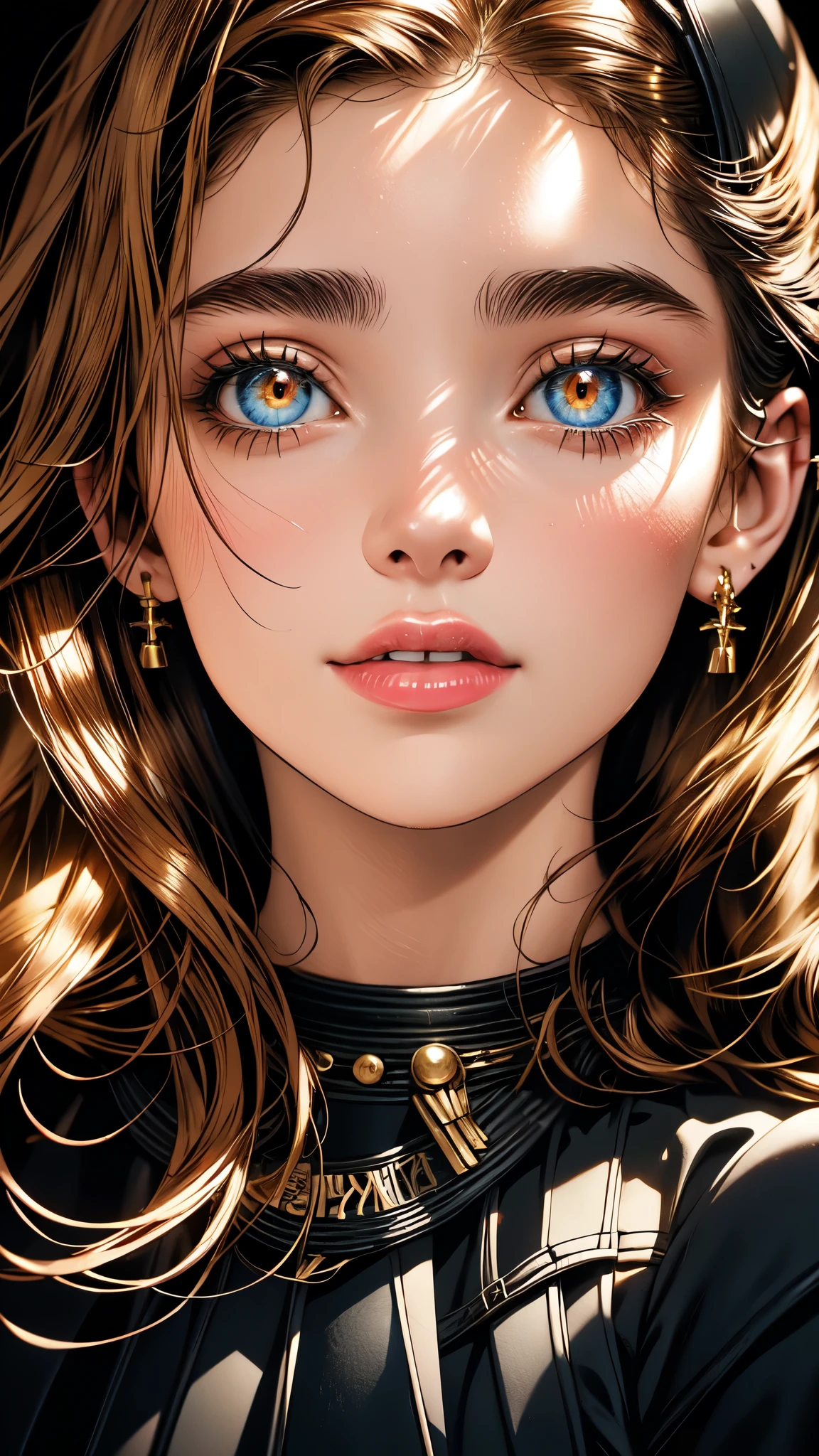 rosa brilhante, impressionante retrato colorido intrincado, epic character composition, por ilya kuvshinov, alessio albi, nina masic, sharp focus, natural lightting, espalhamento subsuperficial, f2, 35mm, grain of film,detailed face, detailed eyes, detailed skin