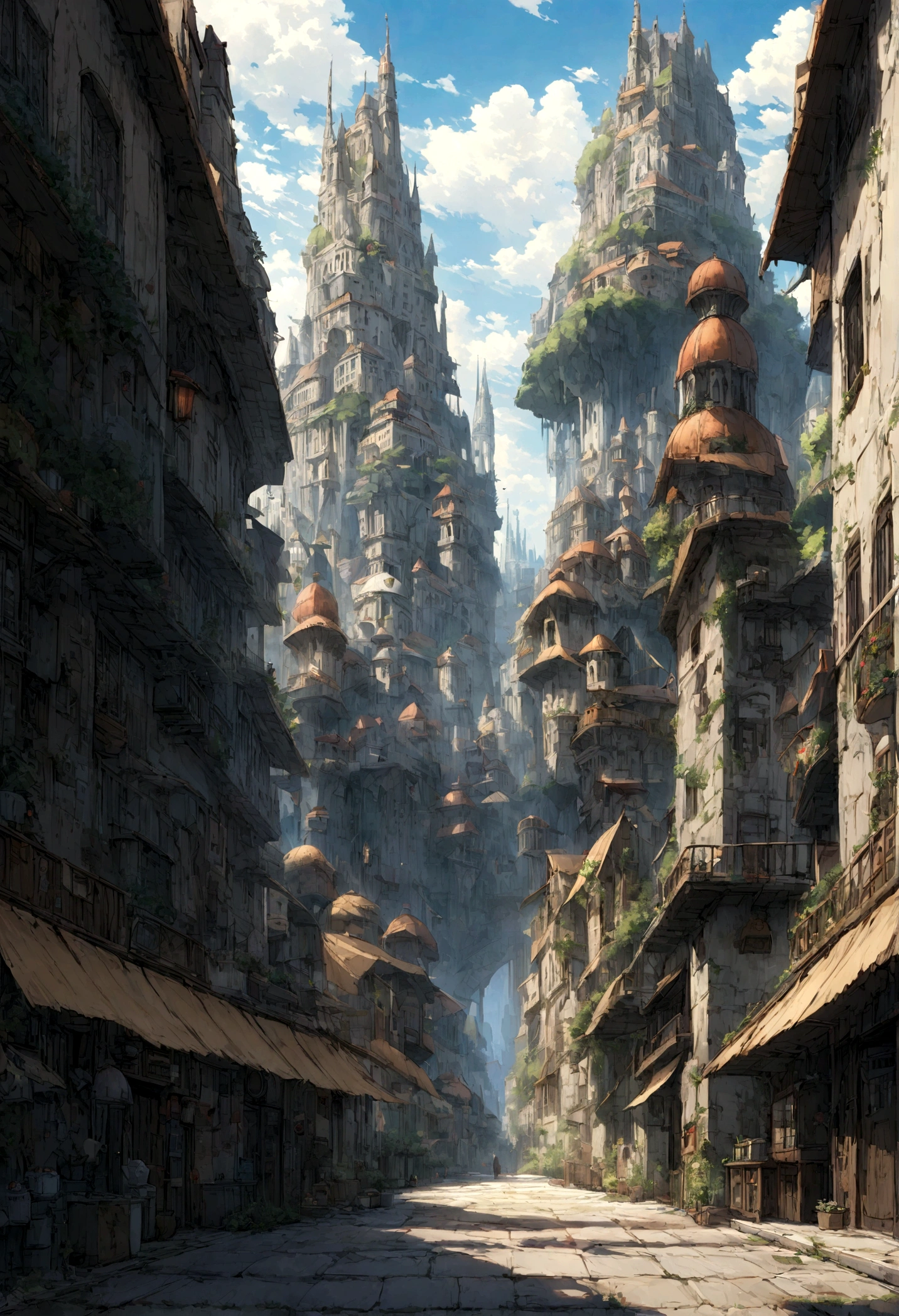 creat a cool cyperpunk road city which is 1440 wide and 1024 height.for webhomepage
