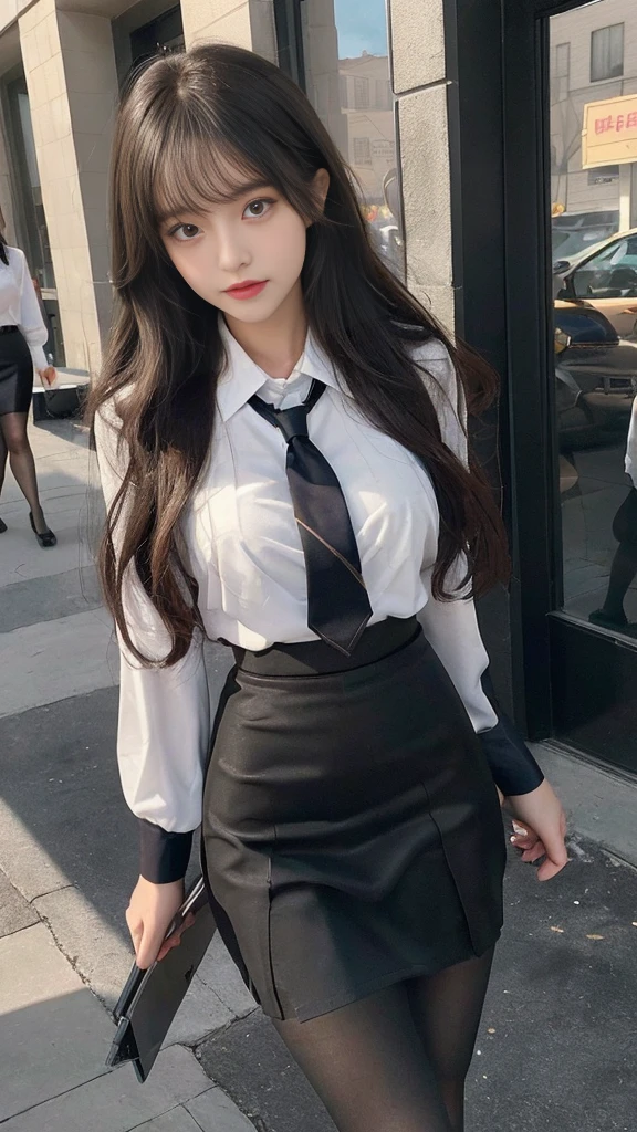 (high quality), (NSFW:1.2), Split the screen vertically, (All scenes playing like cartoon cut. : 1.5), (All text is written in English.:1.5), (((screen of Chat app screen, the facebook, twitter, youtube, dating app))), 1 girl and 1 man are dating online by exchanging each photos and messages using a smartphone chatting app, 18 years old, korean, long distance relationship, they weared korean high school uniforms, whole body, a girl Focus eyes on phone screen and be happy, She upload her photos to an online community using a smartphone app, Men are crazy about her photos in online, They are sending her messages asking to chat, she are amused by their reactions, a girl has light makeup, slim figure, (a girl weared thin pantyhose : 1.4), (a girl weared slim high_school uniform_pencil skirt and blouse : 1.6), (boys and girl weared school uniform_blazer and tie), separation of cuts, separation of scenes