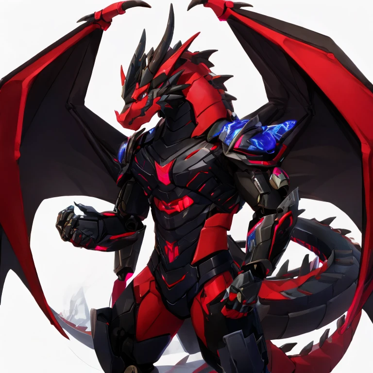 Robot Dragon,Red Dragon,Sentado no apartamento