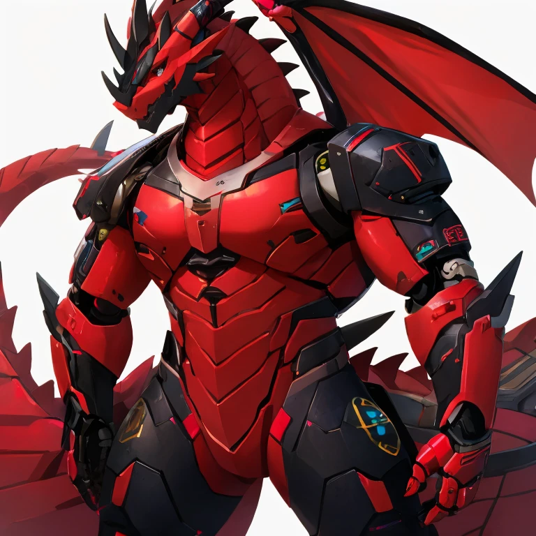 Robot Dragon,Red Dragon,Sentado no apartamento