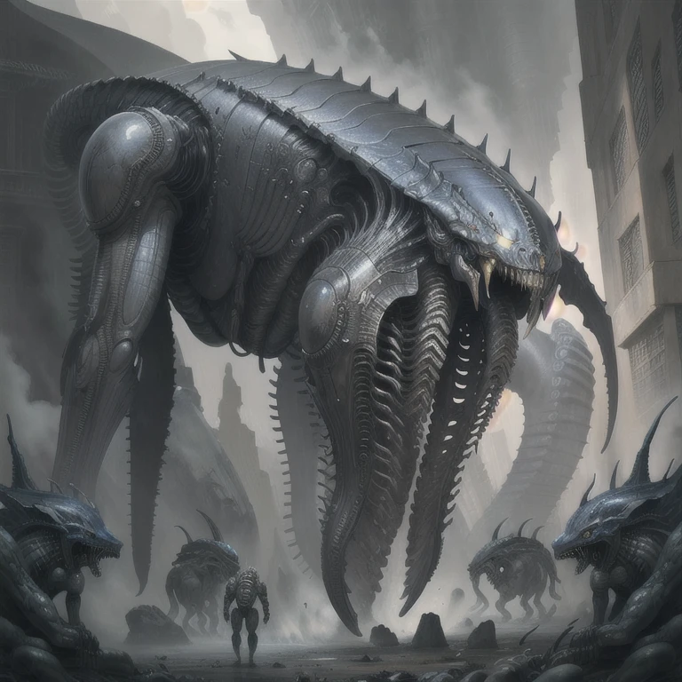 hrgiger, organism of combat and war