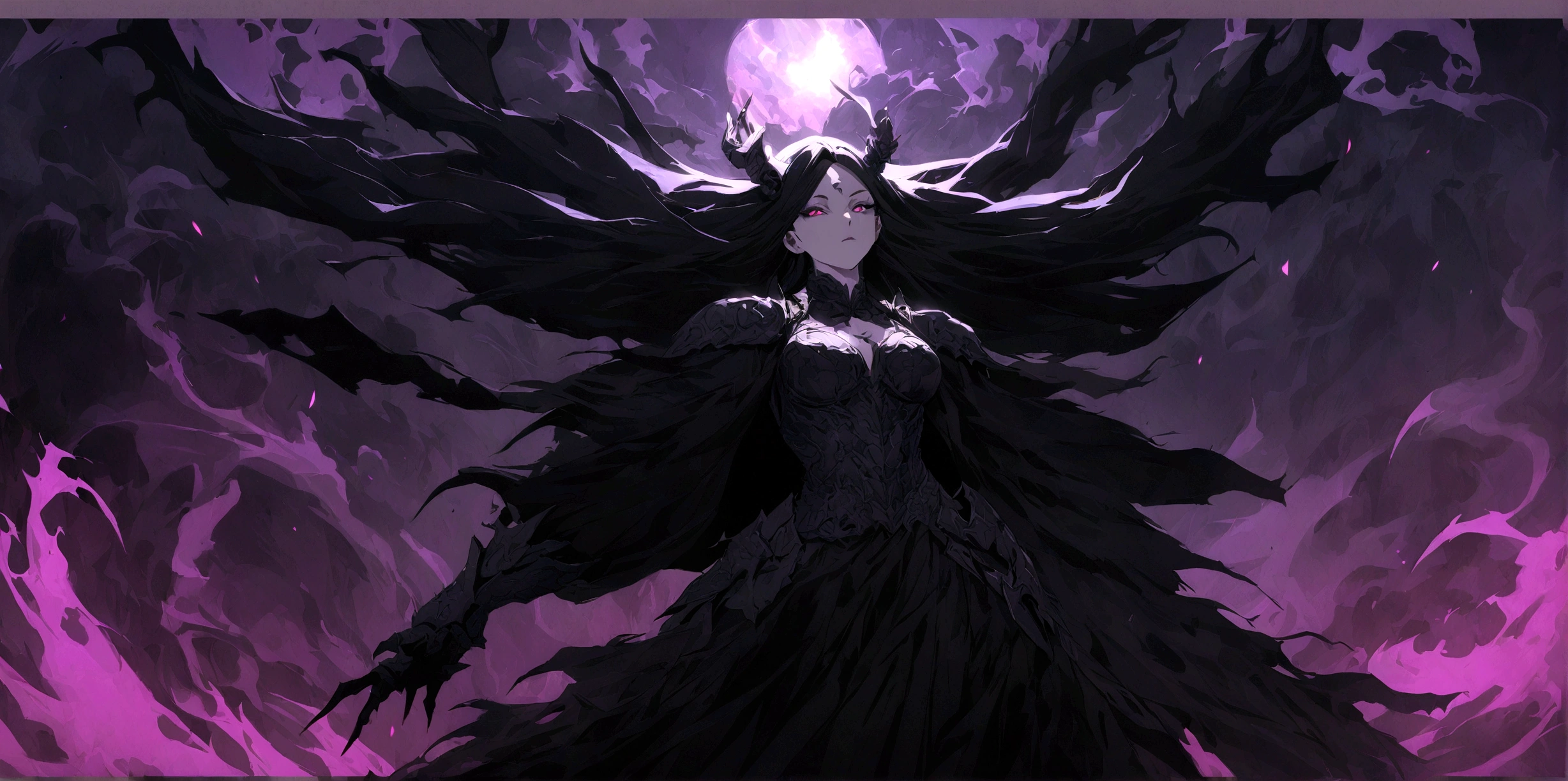 demon girl, close up, black heavy detailed clothes, art, dark and malevolent,armor, powerful and intimidating, (masterpiece, best quality, ultra-detailed, best shadow), (detailed background, dark fantasy) dramatic light, intricate details, dark and malevolent, powerful and intimidating, Dark and foreboding, malevolent force, sinister and chilling, armor, high detailed background, girl in demon slayer art, demon slayer art style, epic anime art, God pretty girl of death