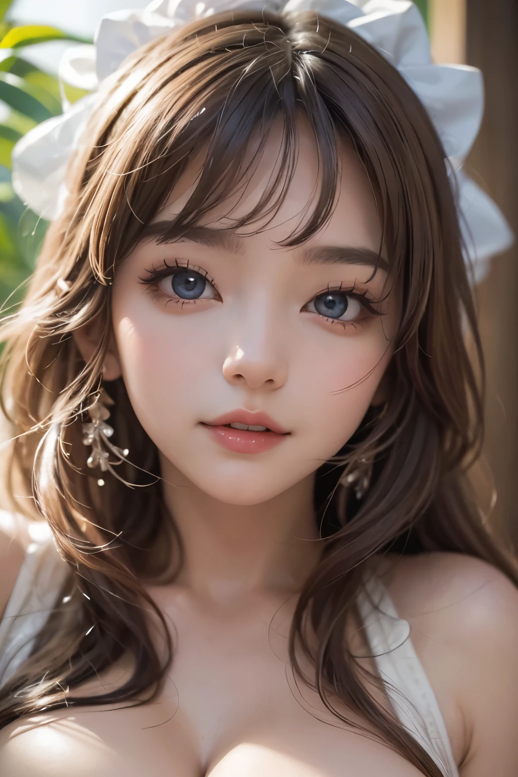 (Actual item)、whole body、(girl)、one person、(Head in frame)、((Cowboy Shot))、21 years old、Model Photo、bright体、(Pechos grandes),(Higurashi White)、Natural Makeup、Artwork Teacher、Beautiful Face、beauty、Beautiful Eyes、very cute、8k、bright、Human hand、(Actual item)、whole body、(girl 1 人)、one person、(Head in frame)、21 years old、Model Photo、bright体、 (((Completely naked))) (Big Breasts)、((Bare chest)) ((Pointed nipples)) (High Gray White)、Natural Makeup、masterpiece、顔がbeautyを与えます、Beauty、Beautiful Eyes、very cute、 8k、bright、Human hand、girl、whole body、((Woolen bread)))、((Summer Sea、blue sky))、Blur、(Delicate illustrations: 1.4)、(masterpiece: 1.0)、(highest quality: 1.4 ）、（Ultra-high resolution：1.2）、（Photorealistic：1.4）、（8K、RAW Photos：1.2）、（Soft Focus：1.4）、（23 years：1.3）、（Sharp Focus：1.4）