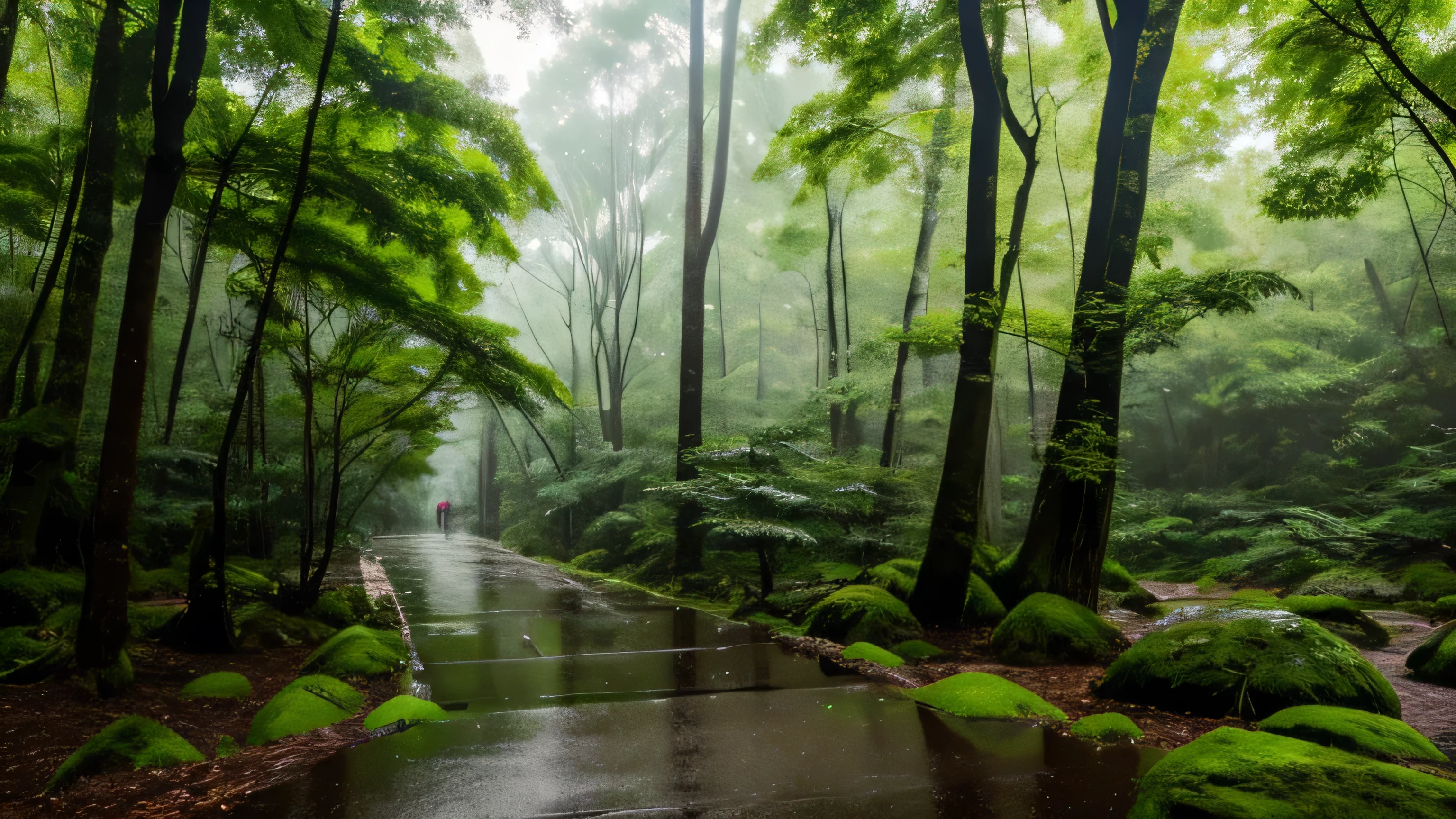 rain、rain grain、forest