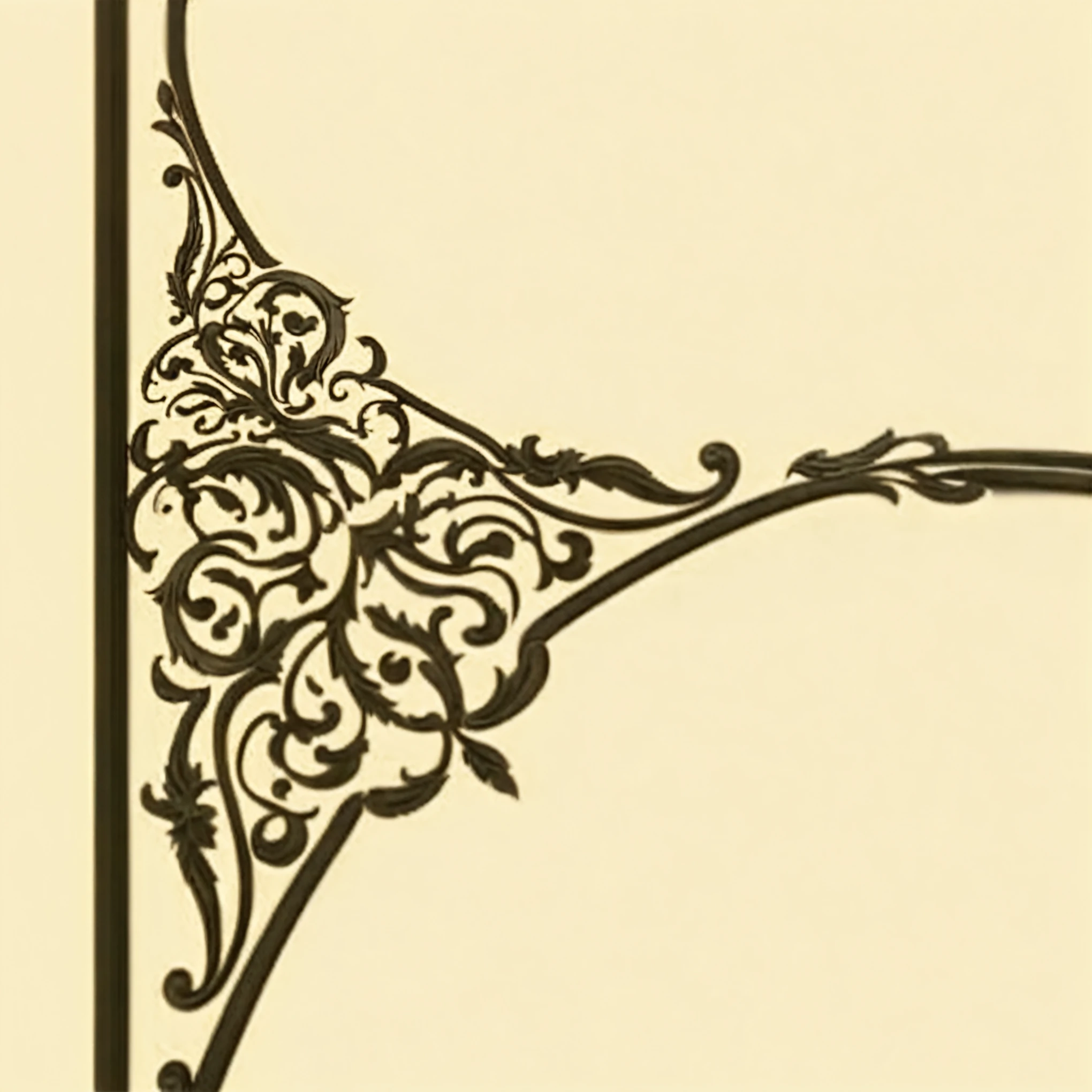 there is a drawing of decorative art nouveau border, ornamentation, filigree border, with ornamental edges, intricate ornamentation, stylized border, scrollwork, inside stylized border, intricate border designs, ornamental edges, intricate border, ultra ornate detail, ornate border, stylised design, detailed penwork, ornate detail