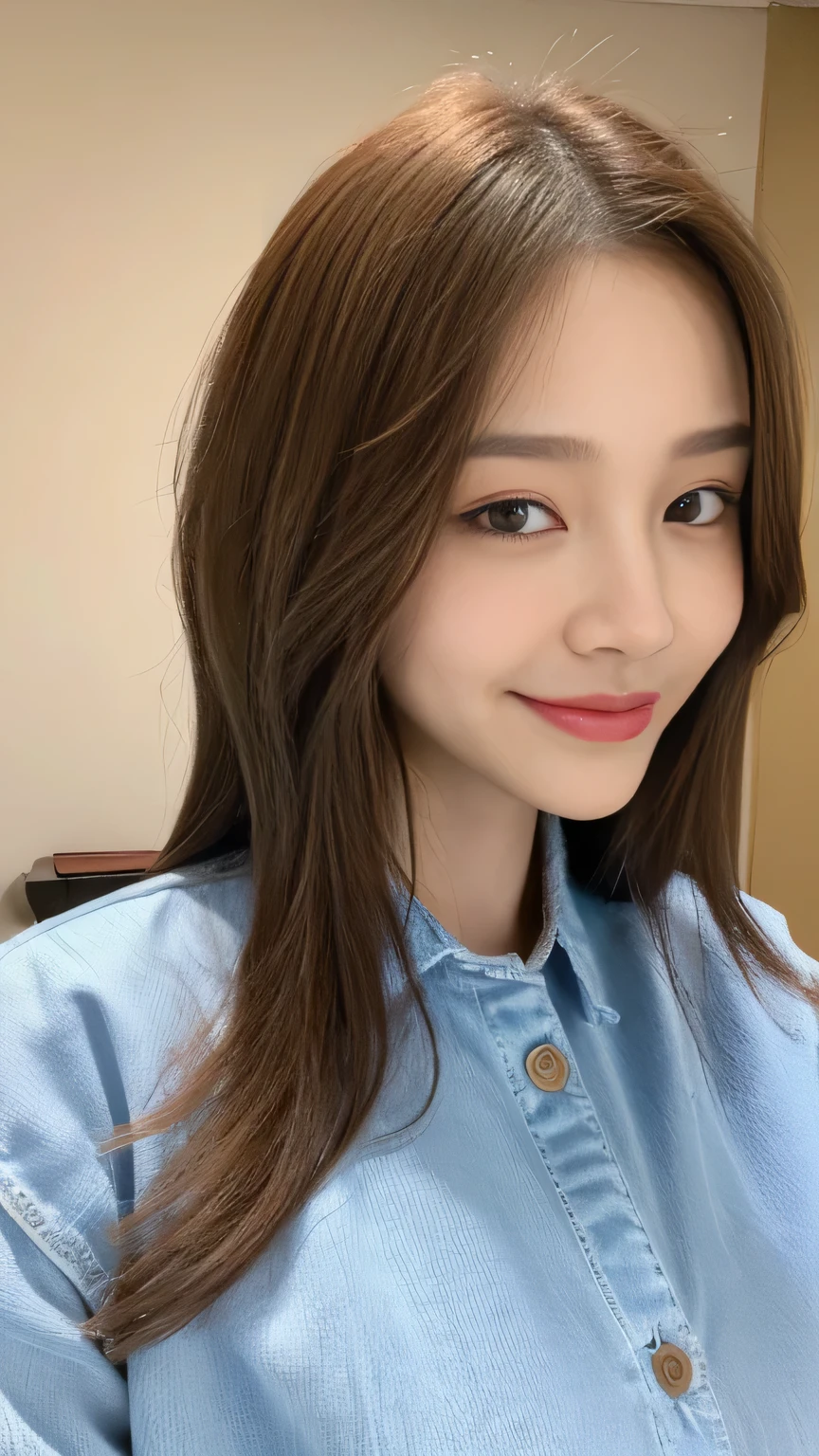 seed:2020674263.((Full body angle:1.1)).((highest quality, 8K, masterpiece:1.3)), ((from below:1.1)).concentrated:1.2, Perfect body beauty:1.4, Hips:1.2, ((Delicate Hair)), (Colorful button-through crop shirt :1.1) , ((highest quality、8K、masterpiece:1.3))、1 Girl、A sloppy smile、Esbian all over、Slim face、Big 、Beautiful woman、(Dark Brown Hair)、Long Hair、1.1、Flickering Valley、Detailed eyes、double eyelid、Blurred Background、超Slim face、Smile、Looking down、stroll、