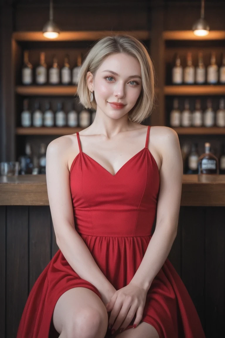 score_9, score_8_up, score_7_up, BREAK,
realistic, Polish 1girl named Ruby, solo, sitting on bar, looking at viewer, blush, short blonde hair, sexy dress, seductive, (spreading legs:0.4), detailed raw photo, realistic, photorealistic