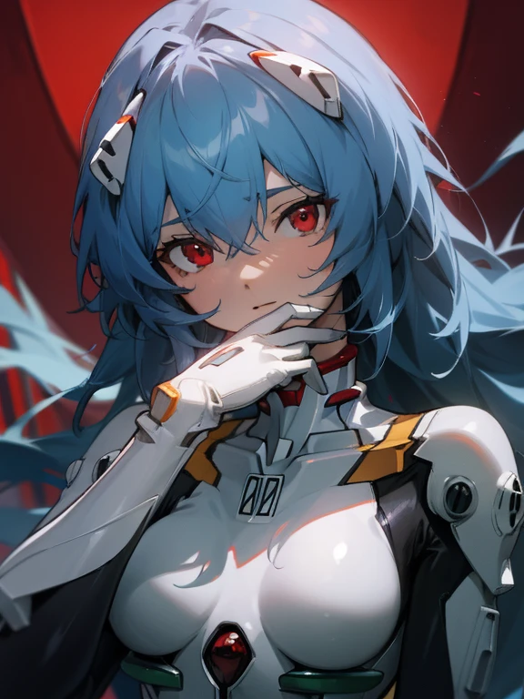 reiayanami, rei ayanami, blue hair, long hair, (red eyes:1.5),
BREAK bodysuit, headgear, plugsuit, white bodysuit,
BREAK outdoors, city,
BREAK looking at viewer, 
BREAK (masterpiece:1.2), best quality, high resolution, unity 8k wallpaper, (illustration:0.8), (beautiful detailed eyes:1.6), extremely detailed face, perfect lighting, extremely detailed CG, (perfect hands, perfect anatomy),