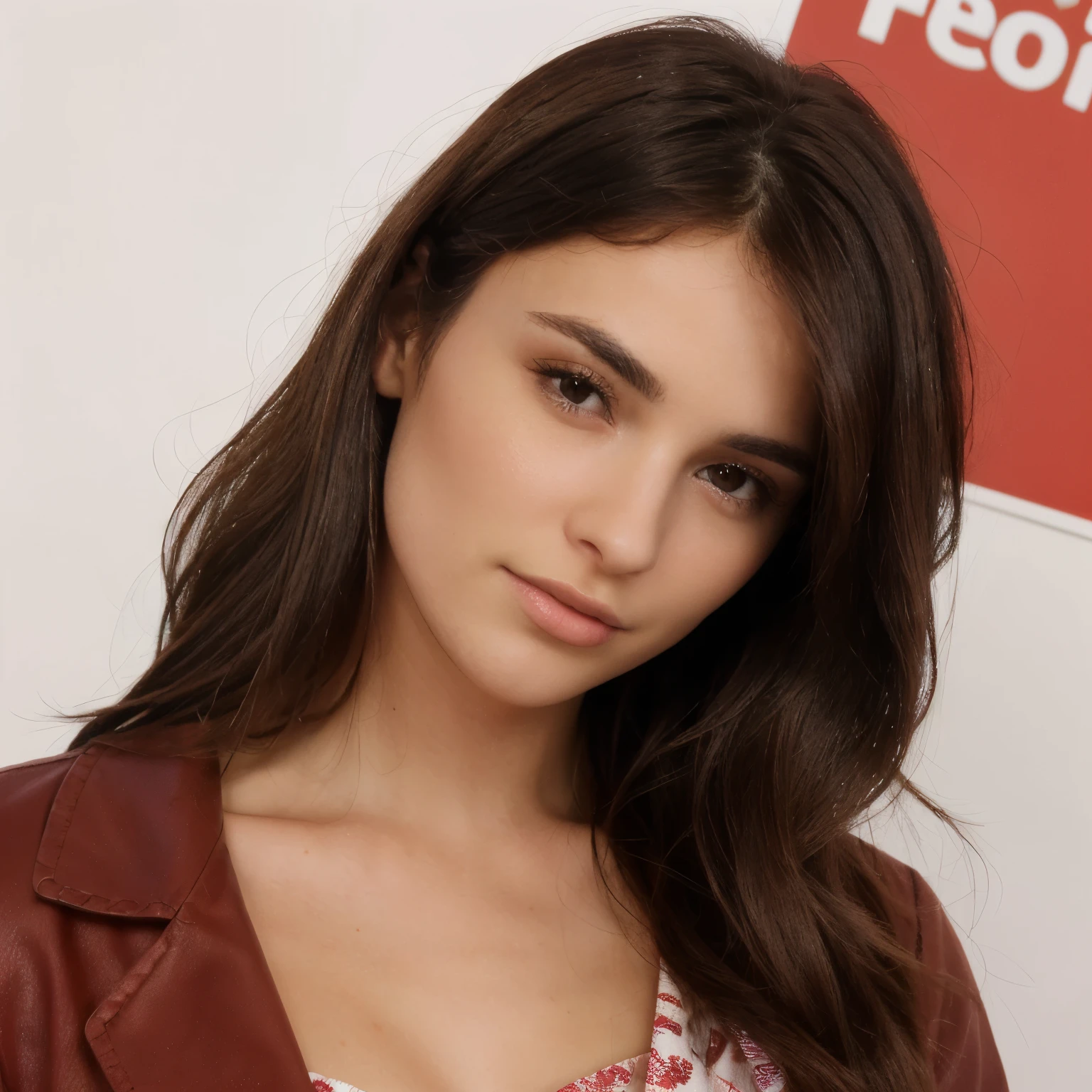 brune, corp parfait, realiste,