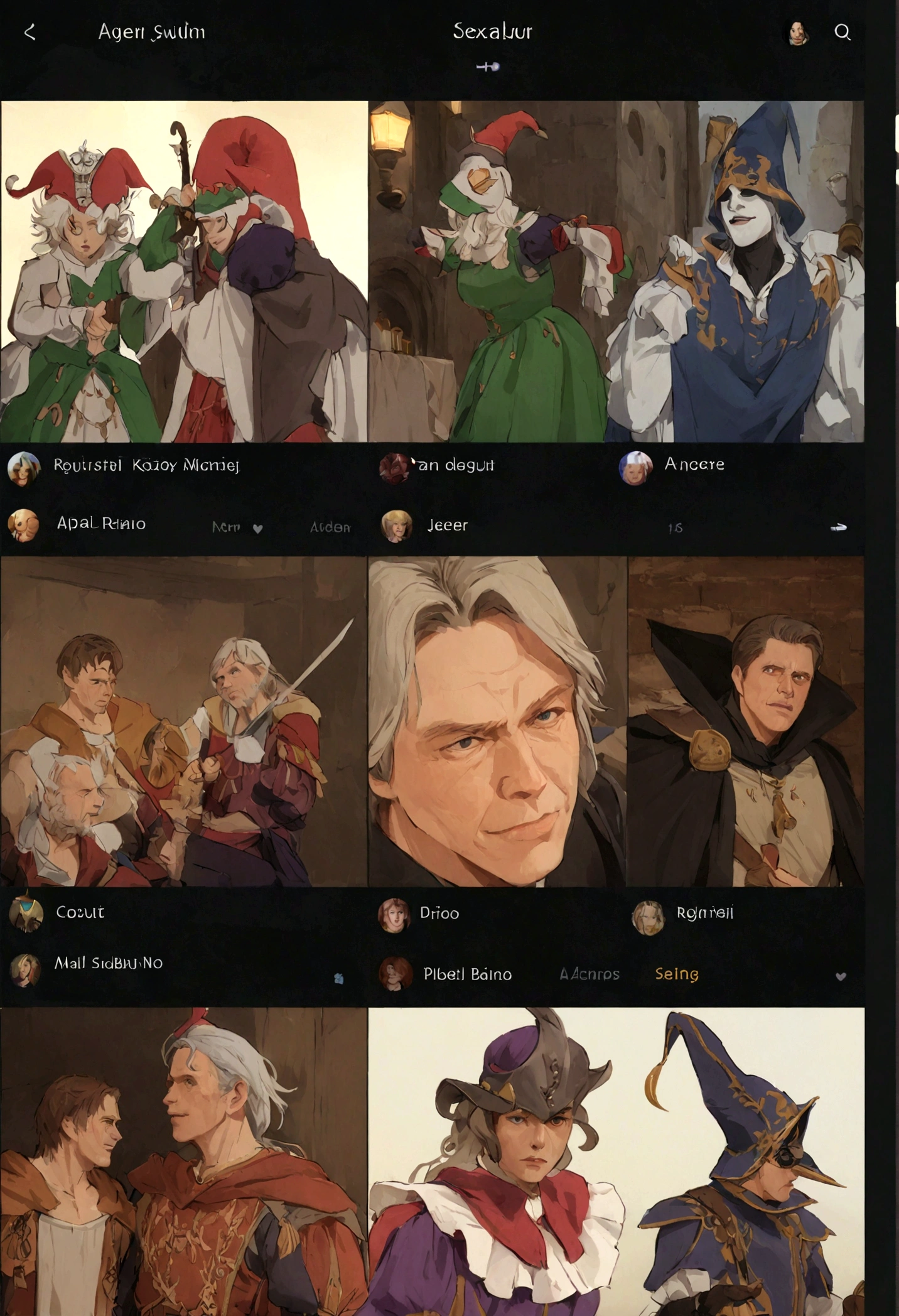 a close up of a person in a costume holding a sword, a screenshot inspired by Pál Böhm, reddit, baroque, (tom cruise!!!!!) jester costume, robert de niro as medieval joker, court jester in renaissance era, medieval jester, court jester, in the film excalibur 1 9 8 0, willem dafoe in plague knight