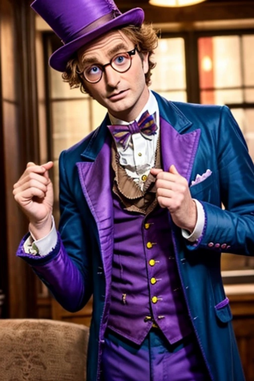 Gene Wilder: steampunk: David Tennant: Joker: Mad Hatter: Andrew Garfield: Jimmy Olsen: Jared Padalecki: bow tie: Joe Keery: nerdy glasses: librarian: umbrella: Willy Wonka: