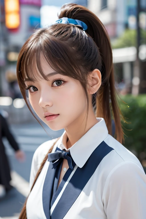 最高qualityのディテール:1.2, Hentai Realism, 8K Ultra HD, High resolution, One Girl:1.2, 超detailedな, High quality textures, Intricate details, detailed, 非常にdetailedなCG, High quality shadows, detailed 美しく繊細な顔, detailed 美しく繊細な目, Depth of written boundary, Ray Tracing, 20th Generation, Beautiful Pop Girl, The Face of Ulzan in Korea:1.1, Narrow Face, Urzo-6500-V1.1:0.6, Purelos Face_v1, Glowing Eyes, cheek, Glossy lips, Perfect body,(Layered Cut、Flat Chest:1.2)、 Brown Hair、((ponytail:1.5)), street, particle, Displaying the viewer, Photorealistic:1.4, 超detailed, Photo Real, 4K 8K Ultra HD Full Color RAW Photos, Fujifilm(Medium format:1.2), Hasselblatt:1.2, Carl Zeiss:1.1, Incredible dynamic range photography(utility_The Art of SMUS-768:1.1), High resolution, High pixel count, 明確なdetailed, Clear images, Natural color reproduction, Noise Reduction, High fidelity, quality, Software Improvements, Upscaling, Optimization algorithm, Professional Grooming、((Shibuya Ward, Tokyo))、classroom、((Beautiful girl in a uniform with a soccer ball、))、