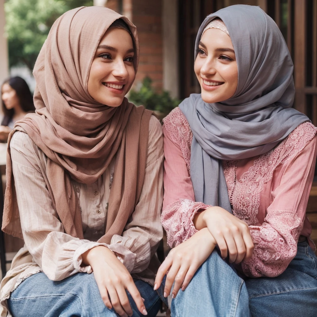 (photo, photorealistic 1.3),(high sharpness), masterpiece,best quality, (highly detailed photo 1.1)
Outdoor, afternoon ,blush, focus on face, beautiful, headscarf, no hair, smiling face