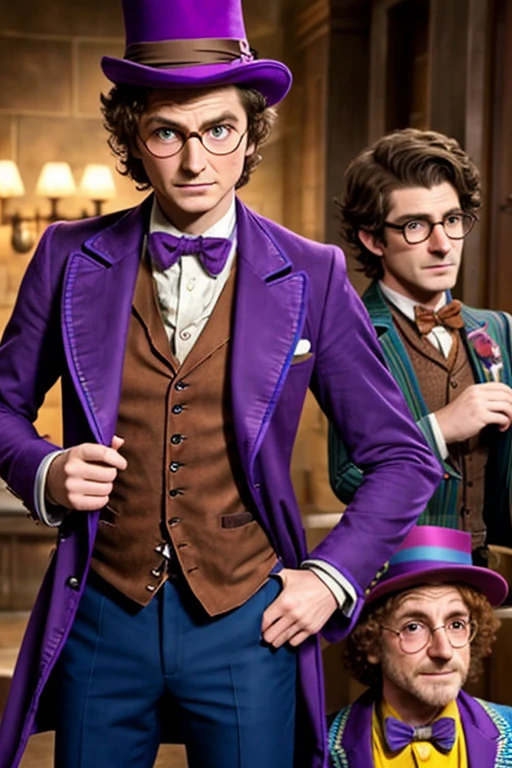 Dr McCoy: Tom Baker: Gene Wilder: steampunk: David Tennant: Joker: Mad Hatter: Andrew Garfield: Jimmy Olsen: Jared Padalecki: bow tie: Joe Keery: nerdy glasses: librarian: umbrella: Willy Wonka:
