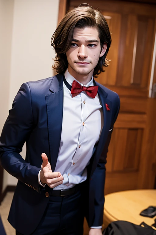 Dr McCoy: Andrew Garfield: Jimmy Olsen: Jared Padalecki: bow tie: