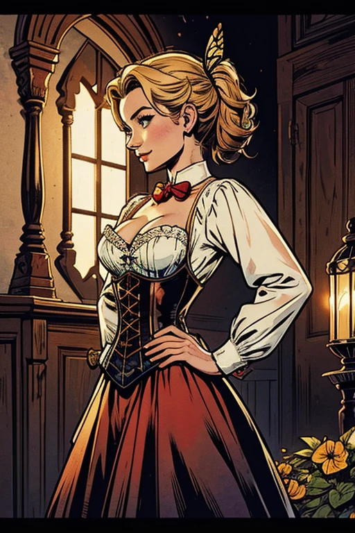 Mary Poppins: Emma Rigby: Pirates of the Caribbean: Emilie de Ravin: butterflies: Corset: 