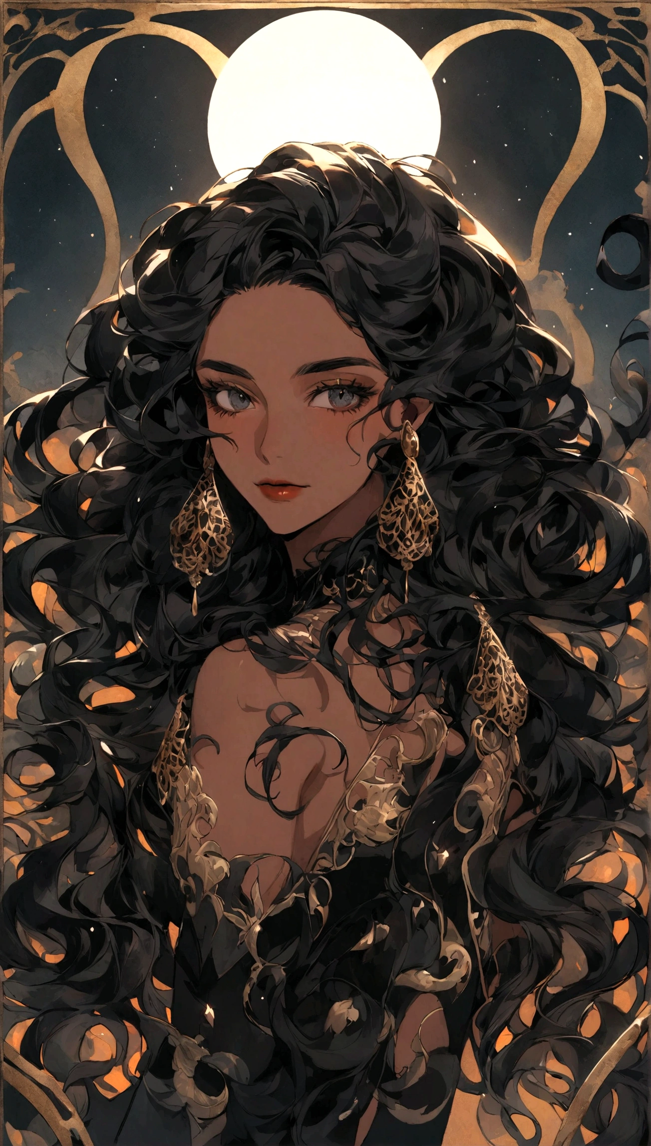 A beautiful and amazing black Brazilian woman,Portrait du haut du corps,Boucles gratuites, Black Loop hair, (dark shorter Loop hair), Wild black long Loop hair, cheveux multiversaux, Brazilian, Short black Loop hair, des cheveux noirs Loops, boucles, scattered wavy hair, Boucles baroques, boucles, Loop, Fair Loop hair, Texture des cheveux, Loop bang, dans un club de plage italien