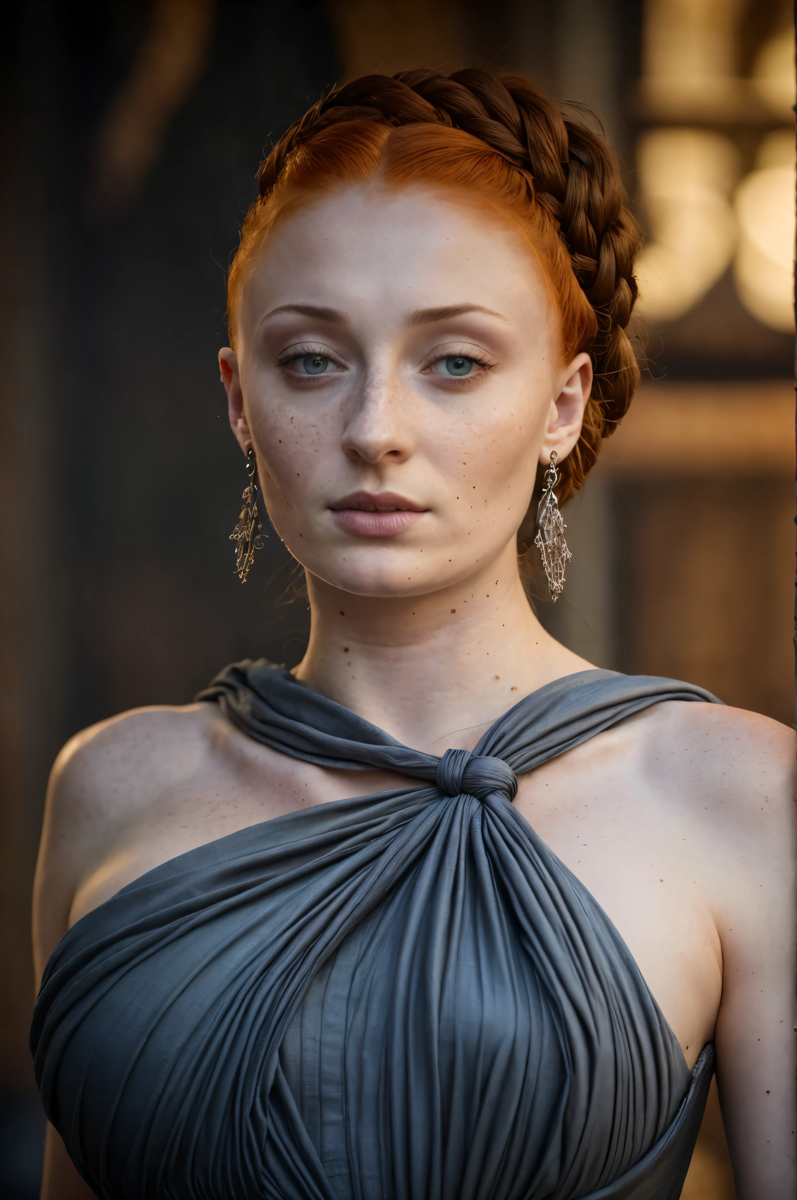 ( Photograph of Sophie Turner as hot sexy queen ) (random photo , full body shot, thick figure, fleshy body, tall woman ) Alayne Stone, Gorgeous Woman, Thick figure, bulky figure, fleshy body, juicy lips, insane details, high level of edits, Queen, queen lady, Lady of Winterfell, Wardeness of the North,) the de facto Lady of the Eyrie, 40 years Old, she a Full growned mature lady now, beautiful mature lady, the queen, milf beauty, mature queen, a captivating woman, beautiful queen, empress, mediaeval queen, alluring appearance, unrivaled beauty, , mediaeval erotic costumes, a Game of Thrones-inspired costume, a close-up of a woman from the middle ages, scene from "Game of Throne," deep cleavage, warrior princess, healthy body, perfect thick body, attractive figure, fleshy body, style of "Game of Throne,", stunning woman, dress made of leather clothe ( ( insanely detailed realistic skin texture, pores, wrinkles ,freckles) , realistic environment, detailed ultra realistic facial features perfect body parts, ( hyper photorealistic) )