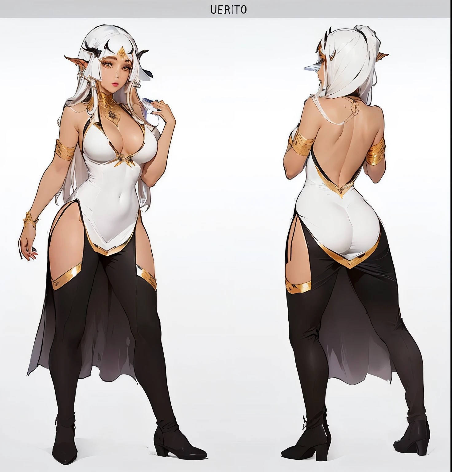 a close-up of a woman in a white blouse and black pants, detailed conceito de corpo inteiro art, conceito de corpo inteiro art, conceito de corpo inteiro, beautiful conceito de corpo inteiro art, adoptable full body, arte conceitual oficial, arte conceitual de anime, succubus in tight short dress, detailed conceito de corpo inteiro, arte conceitual colorida, arte oficial do personagem, arte conceitual de personagem de corpo inteiro