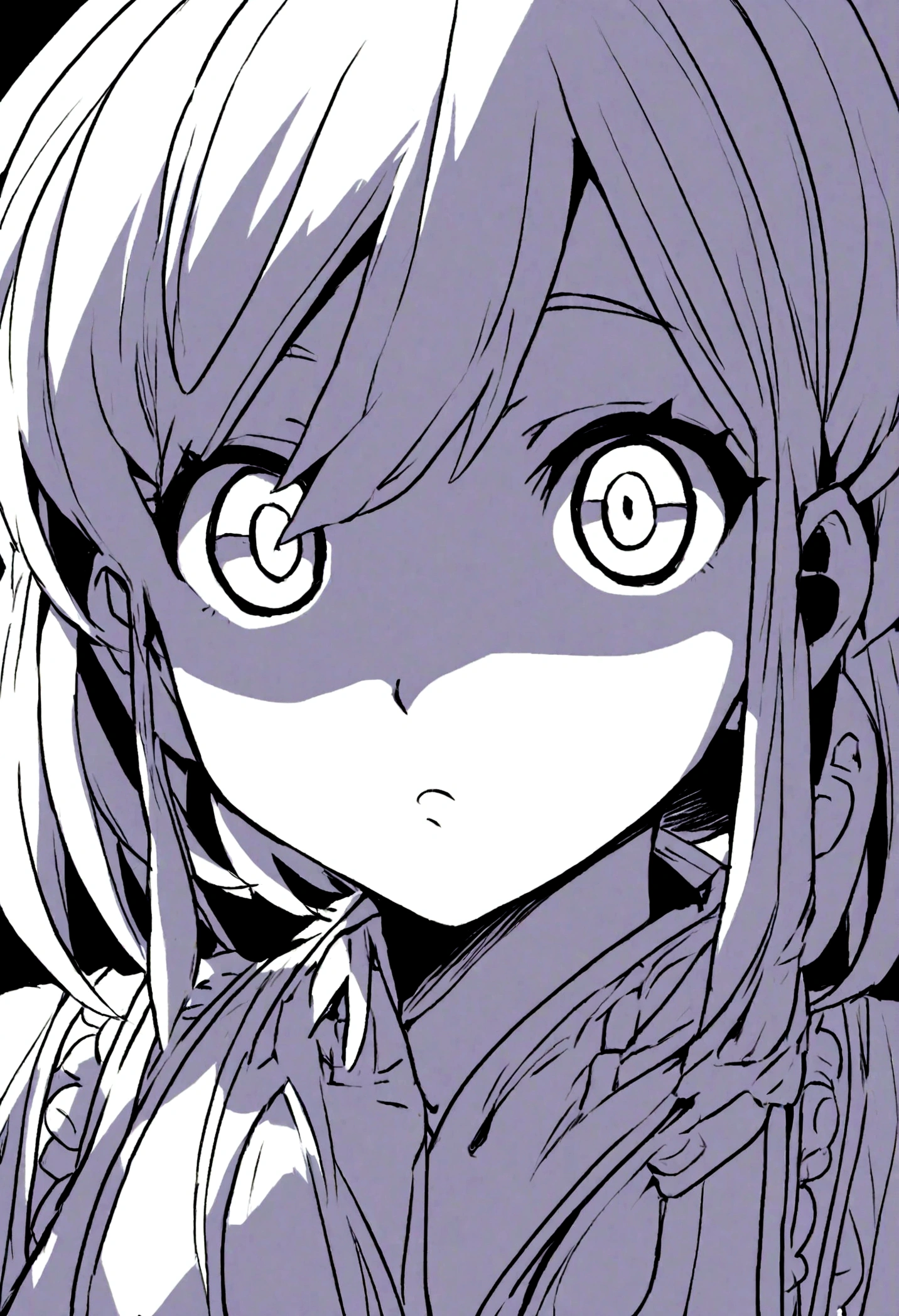 crear anime de chica japonesa para colorear