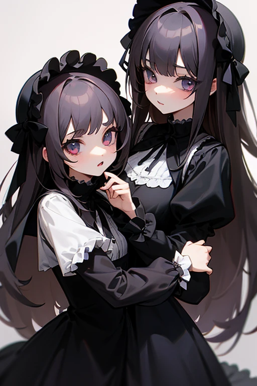 Gothic Lolita Girl Sisters