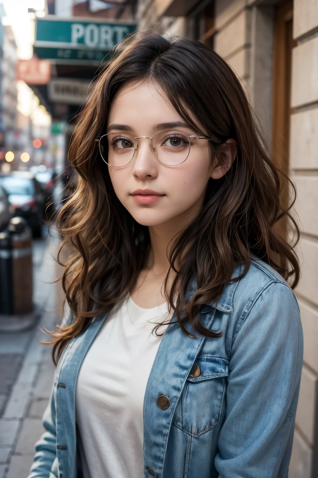 Soy Rocio, I am 25 years old, I have very curly brown hair, I wear glasses and I am a journalist.
