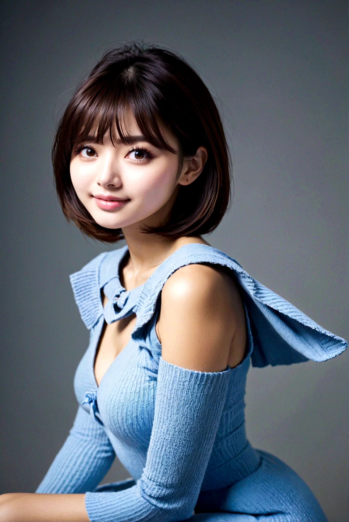Beautiful girl Great smile Suck your mouth Spread your wings White nurse uniform Large breasts Big eyes Brown Hair Straight Hair Japanese hospital mini skirt Erotic sensations、Enchanting cleavage、