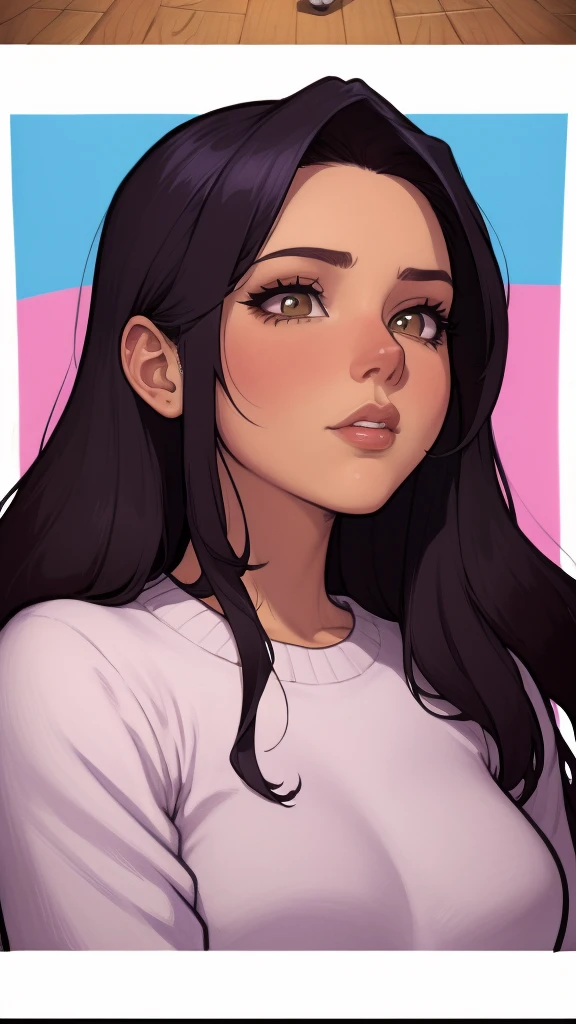 Fundo branco um close up de um desenho animado de um homem e uma mulher, arte de pintura digital dos desenhos animados, pintura digital de desenho animado, arte em quadrinhos ocidental, arte dos desenhos animados style, arte dos desenhos animadosstyle, por Jason Chan, por Ryan Yee, arte dos desenhos animados, western comic style, arte conceitual de desenho animado, cartoon style illustration, velho Oeste, detailed fanartClose up of a woman with long hair and a sweater, cabelo castanho encaracolado, linda modelo, retrato de alta qualidade, medium portrait soft light, parece a jovem liv tyler, retrato colorido, linda mulher, cabelo loiro cacheado | d & d, beautiful portrait lighting, uma linda jovem, modelo muito lindo, Retrato de 50mm, medium - long cabelo castanho encaracolado