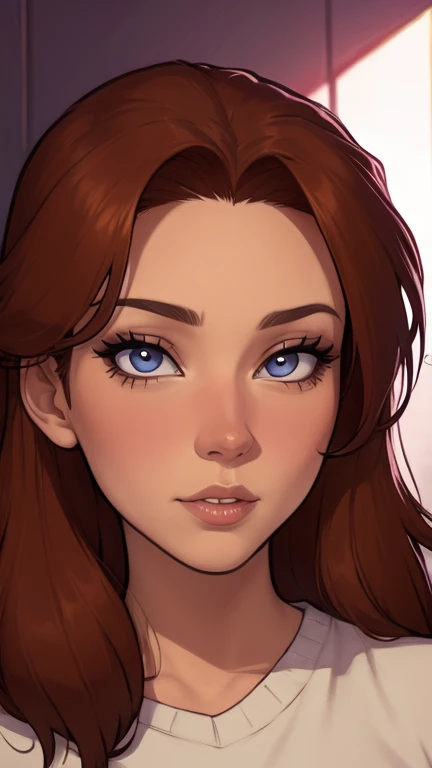 Fundo branco um close up de um desenho animado de um homem e uma mulher, arte de pintura digital dos desenhos animados, pintura digital de desenho animado, arte em quadrinhos ocidental, arte dos desenhos animados style, arte dos desenhos animadosstyle, por Jason Chan, por Ryan Yee, arte dos desenhos animados, western comic style, arte conceitual de desenho animado, cartoon style illustration, velho Oeste, detailed fanartClose up of a woman with long hair and a sweater, cabelo castanho encaracolado, linda modelo, retrato de alta qualidade, medium portrait soft light, parece a jovem liv tyler, retrato colorido, linda mulher, cabelo loiro cacheado | d & d, beautiful portrait lighting, uma linda jovem, modelo muito lindo, Retrato de 50mm, medium - long cabelo castanho encaracolado